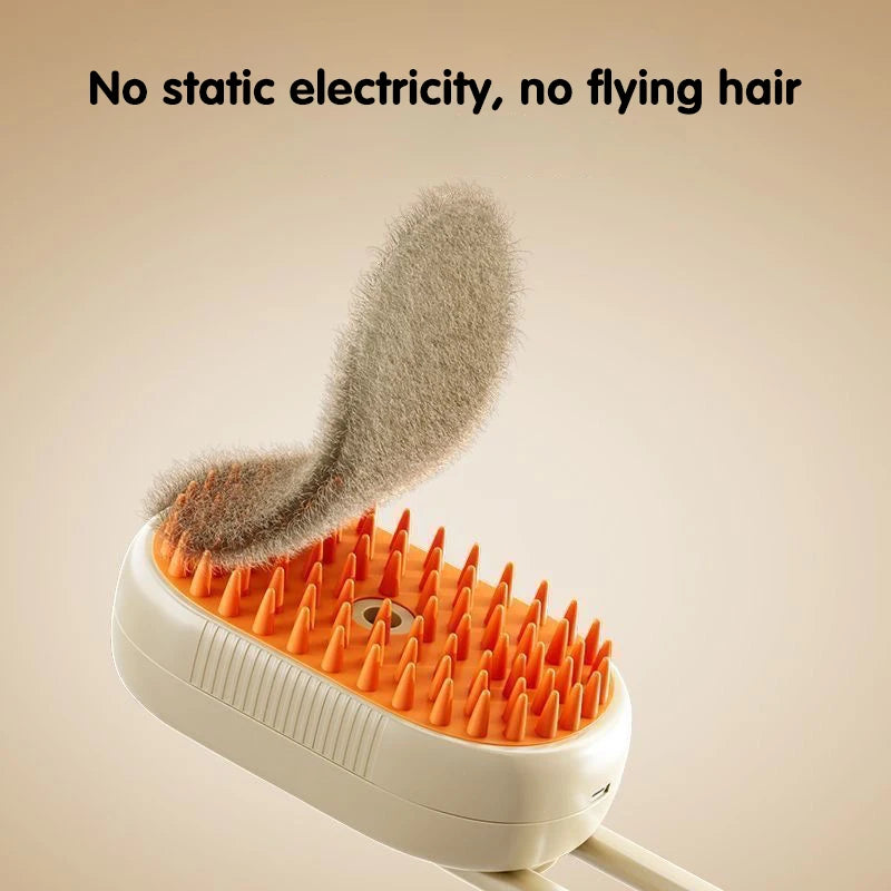 Furbee™ Steam Grooming Brush – For Cats & Dogs