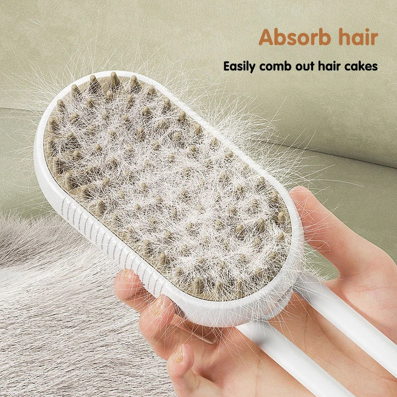 Furbee™ Steam Grooming Brush – For Cats & Dogs
